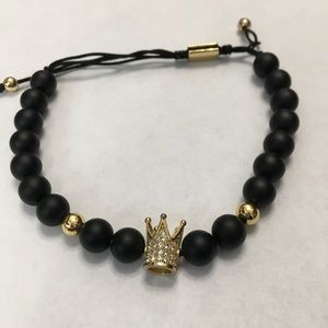 Black and gold OUROGOOD bracelet